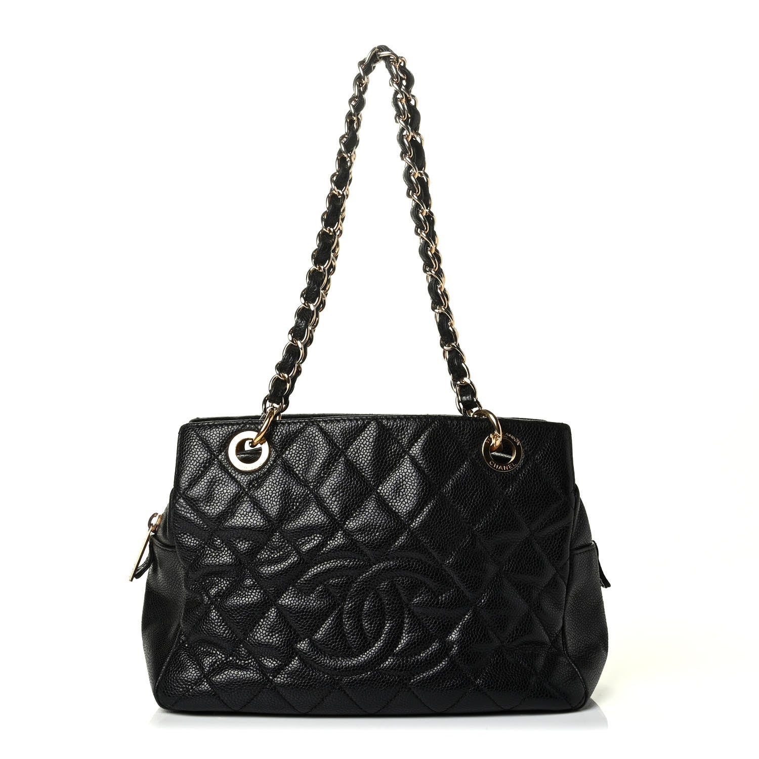 Chanel Caviar Quilted Petit Timeless Tote PTT Black 1 of 7