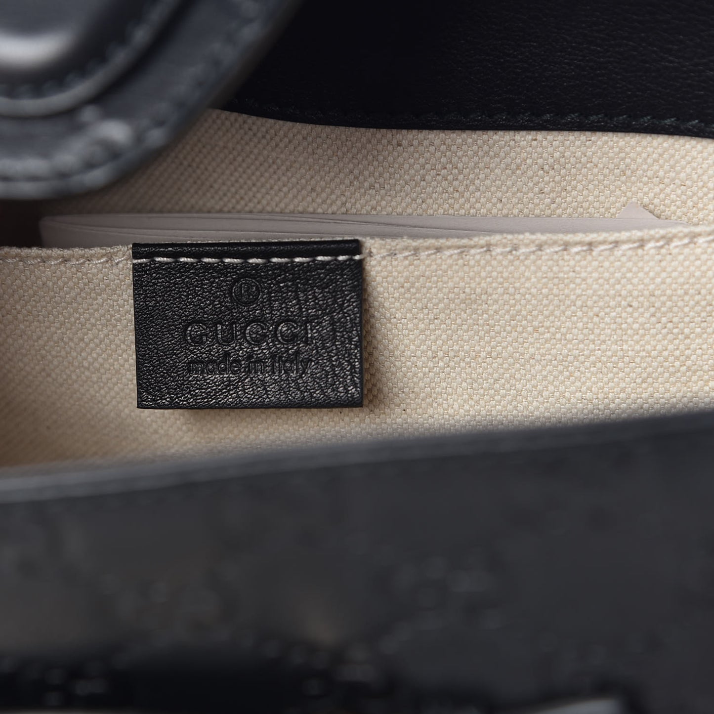 Guccissima Small Emily Shoulder Bag Black