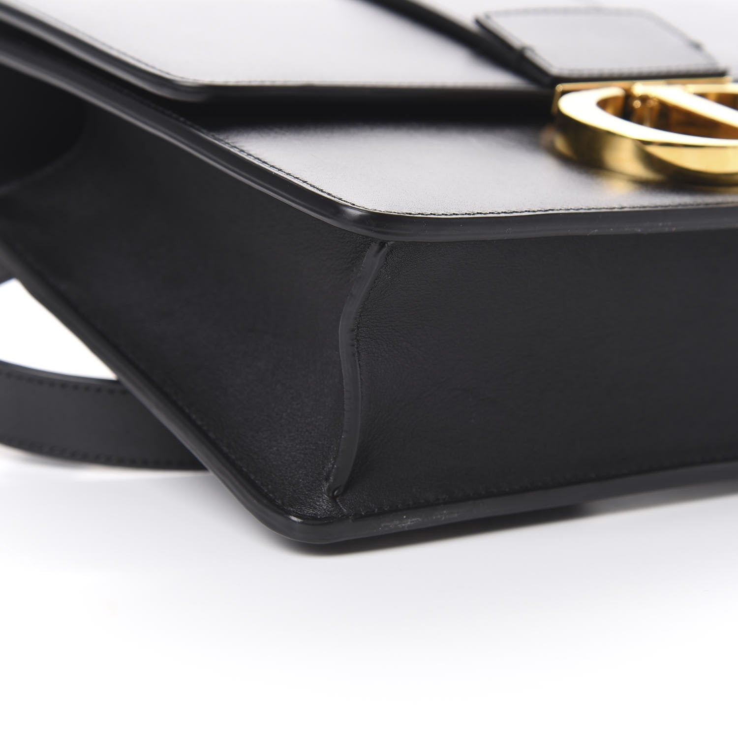 Christian Dior Smooth Calfskin 30 Montaigne Flap Bag Black 7 of 13