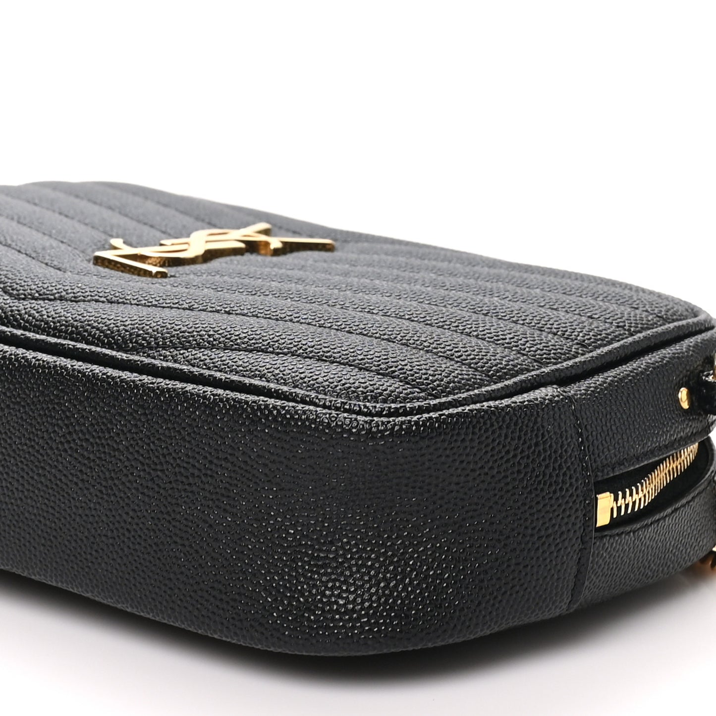 Grain De Poudre Matelasse Monogram Mini Lou Camera Bag Black