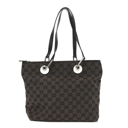 Gucci Monogram Eclipse Tote Dark Brown 1 of 10