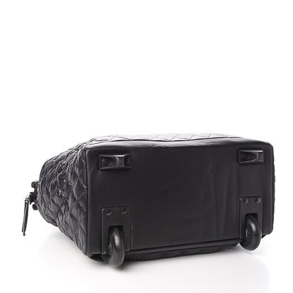 Chanel Nylon Quilted Coco Cocoon Trolley Black 3 of 9