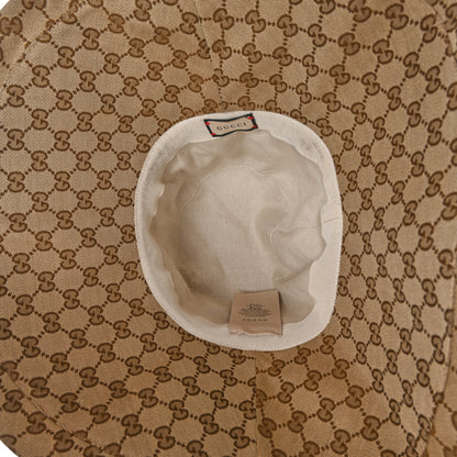 Gucci Monogram Wide Brim Hat L Beige 7 of 12