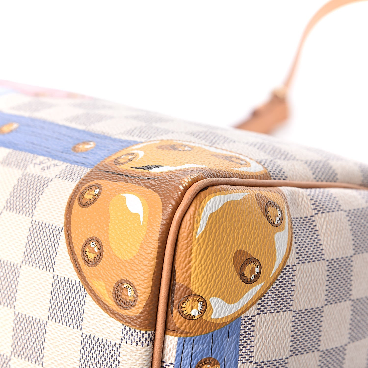 Louis Vuitton Damier Azur Summer Trunks Speedy Bandouliere 30 11 of 15