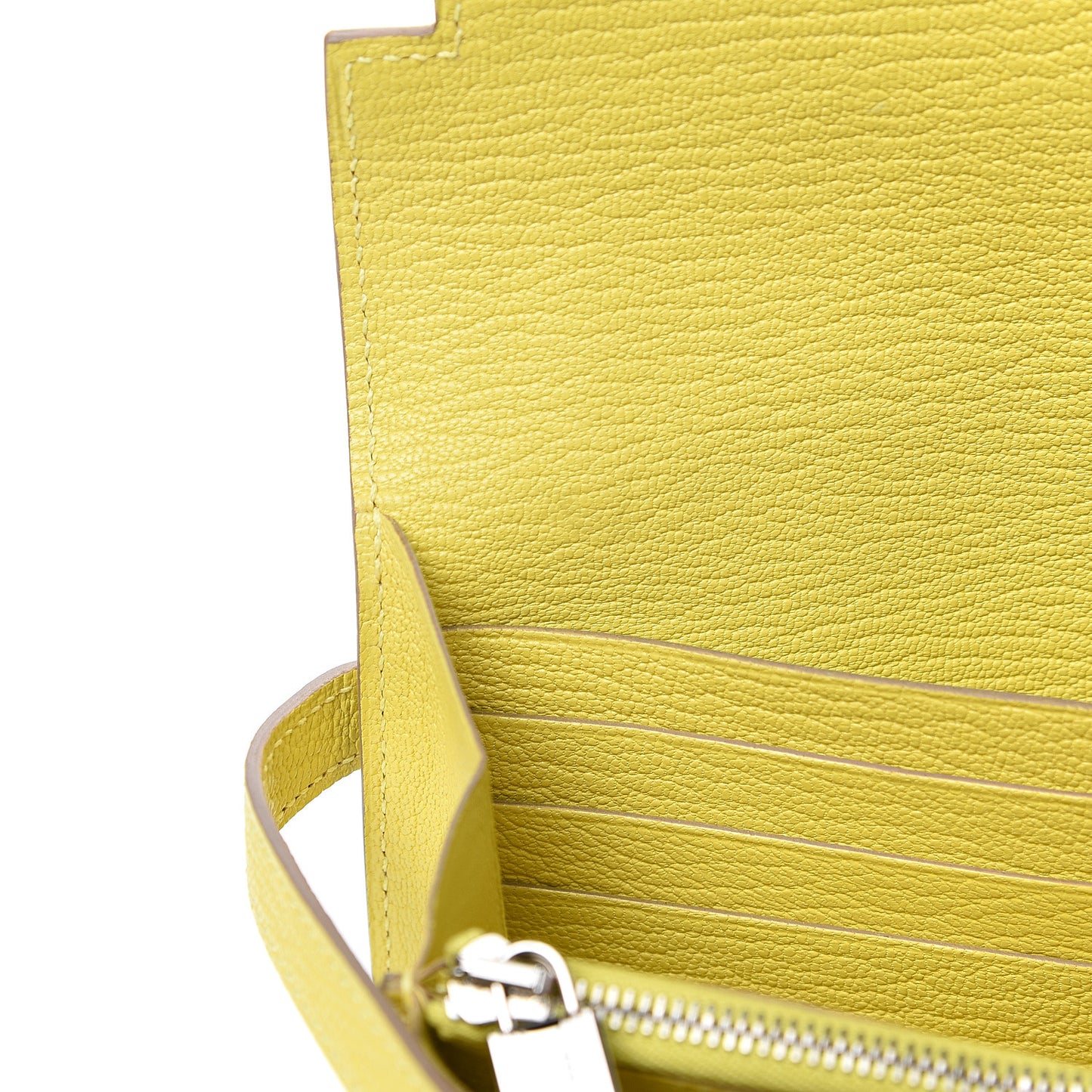 Chevre Mysore Kelly Longue Wallet Lime