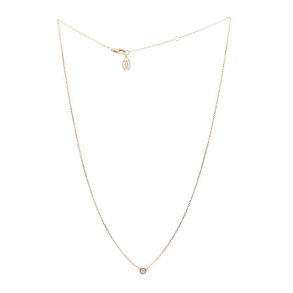 Cartier 18K Yellow Gold Diamond XS D'Amour Pendant Necklace 3 of 6