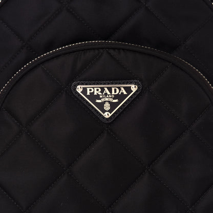 Prada Nylon Tessuto Impuntu Quilted Backpack Black 6 of 10