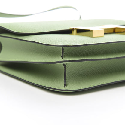 Hermes Epsom Constance 18 Vert Criquet 19 of 21