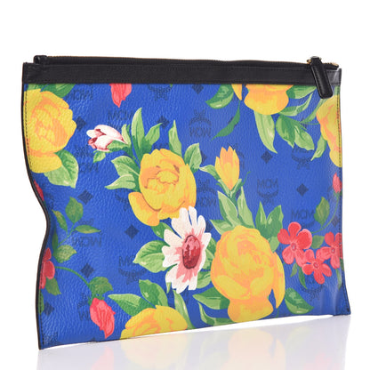 MCM Visetos Flower Print Pouch Multicolor 11 of 16