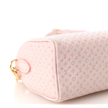 Louis Vuitton Calfskin Minigram Nano Speedy Light Bliss 8 of 9