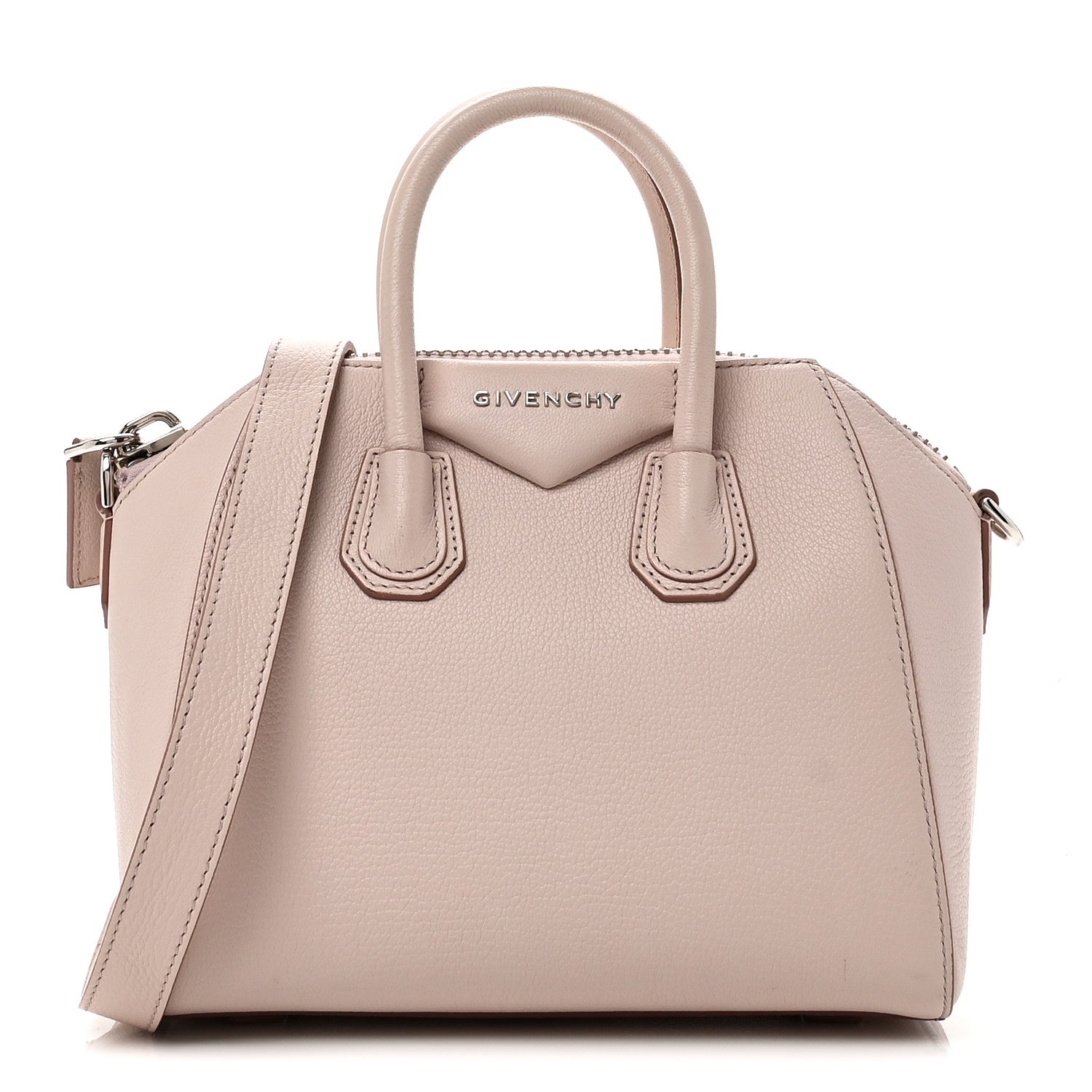 Givenchy Sugar Goatskin Mini Antigona Pale Pink 1 of 10