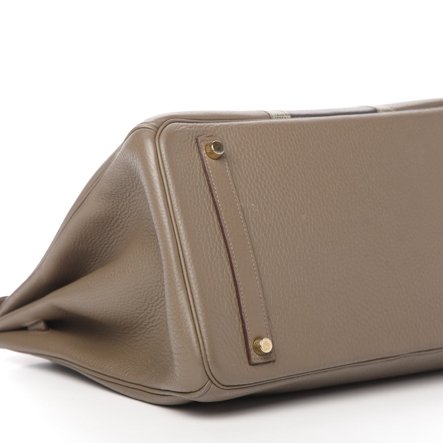 Taurillon Clemence Lizard Club Birkin 35 Etain Graphite