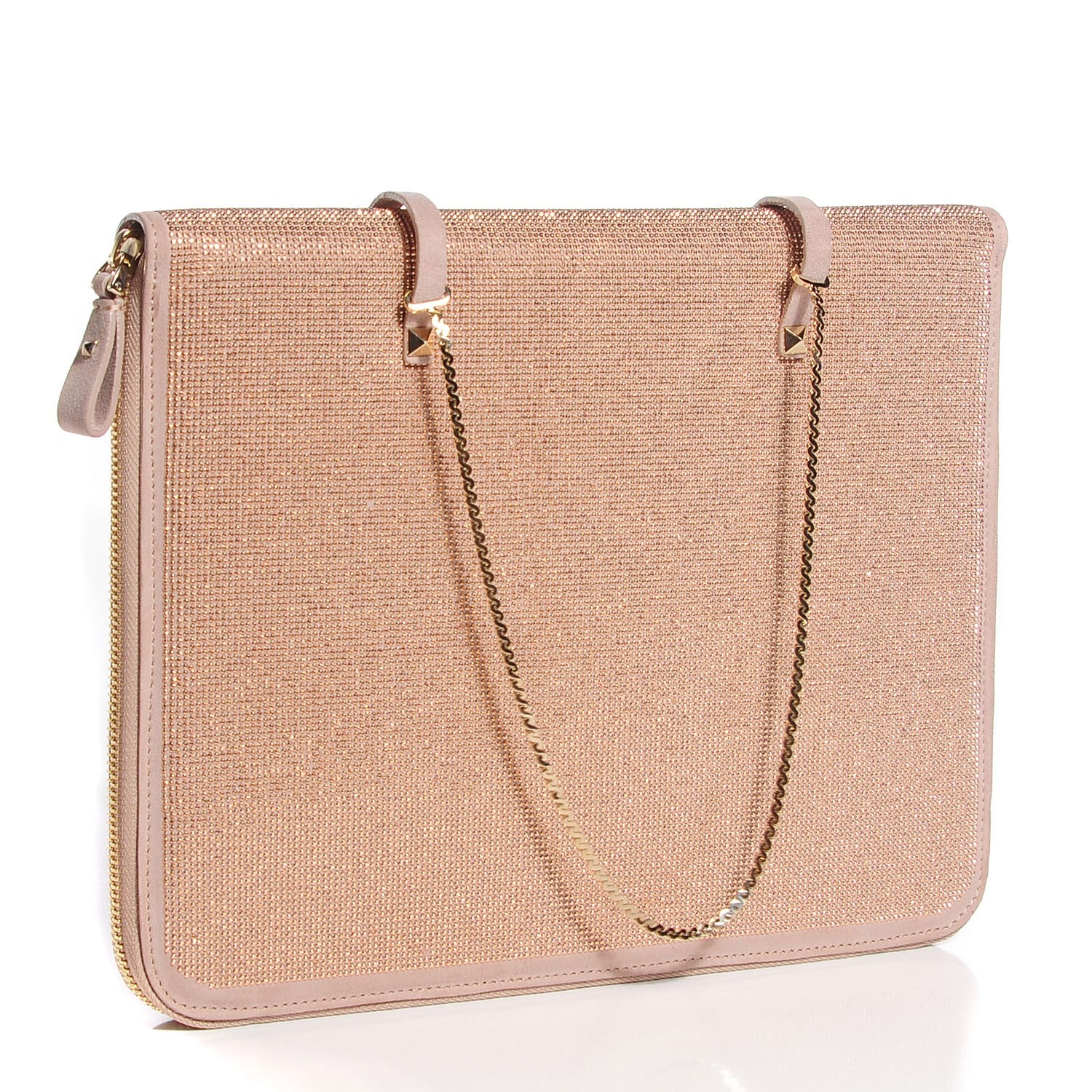 Valentino Garavani Rockstud Crystal Clutch 3 of 7