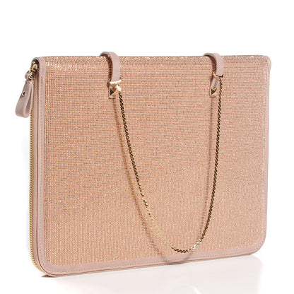 Valentino Garavani Rockstud Crystal Clutch 3 of 7