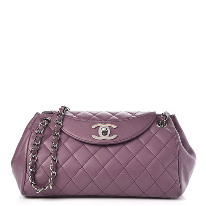 Chanel Lambskin Quilted Small Accordion Flap Light Purple 1 of 16