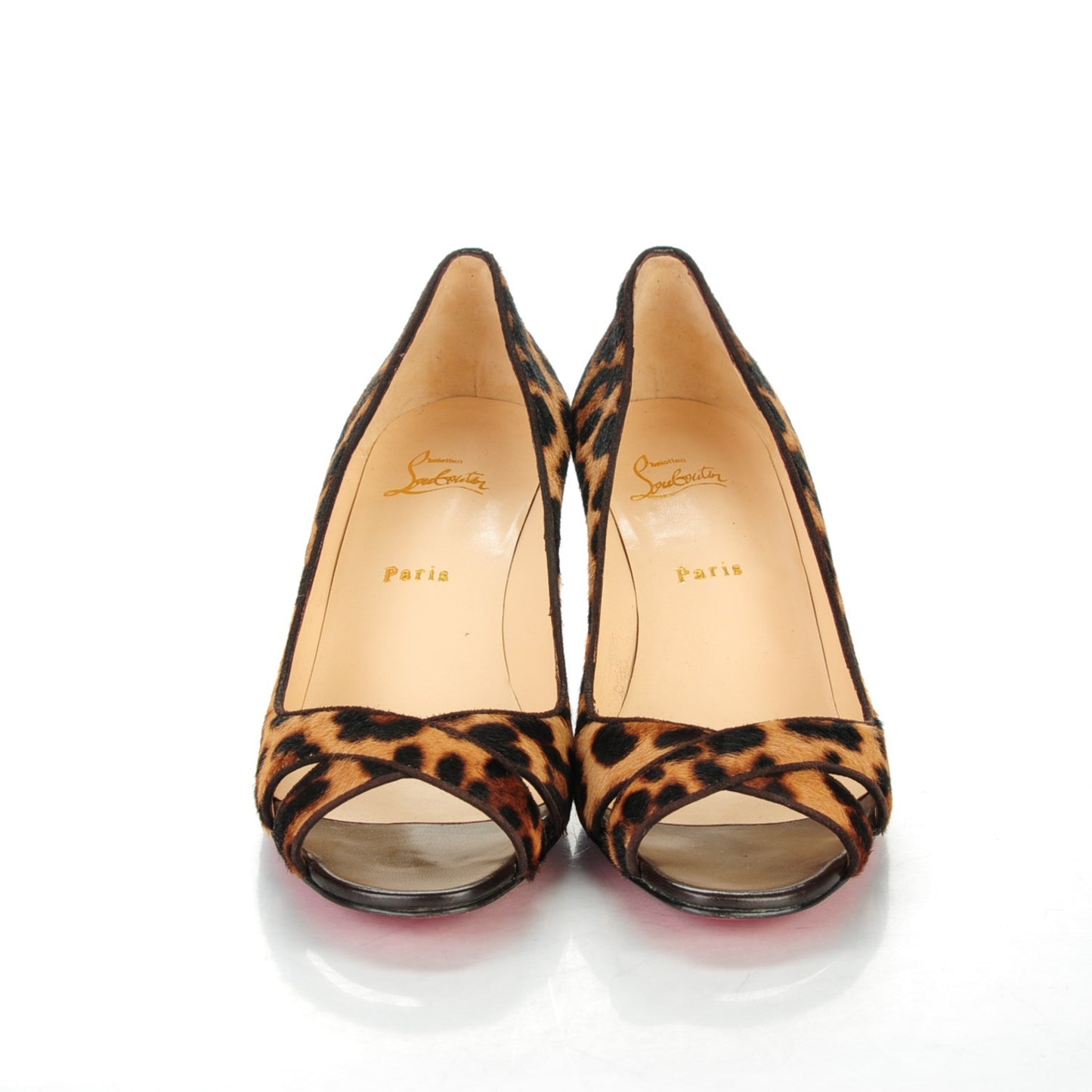 Pony Hair Riveto 70 Wedges 41 Leopard Luxor