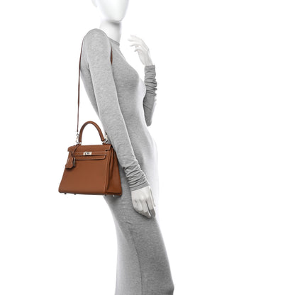 Hermes Togo Kelly Retourne 25 Gold 2 of 11
