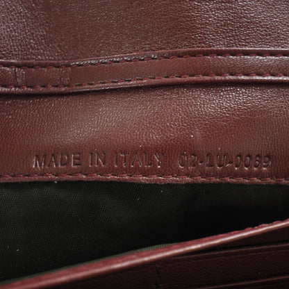 Christian Dior Patent Cannage Rendezvous Chain Wallet Bordeaux 7 of 7