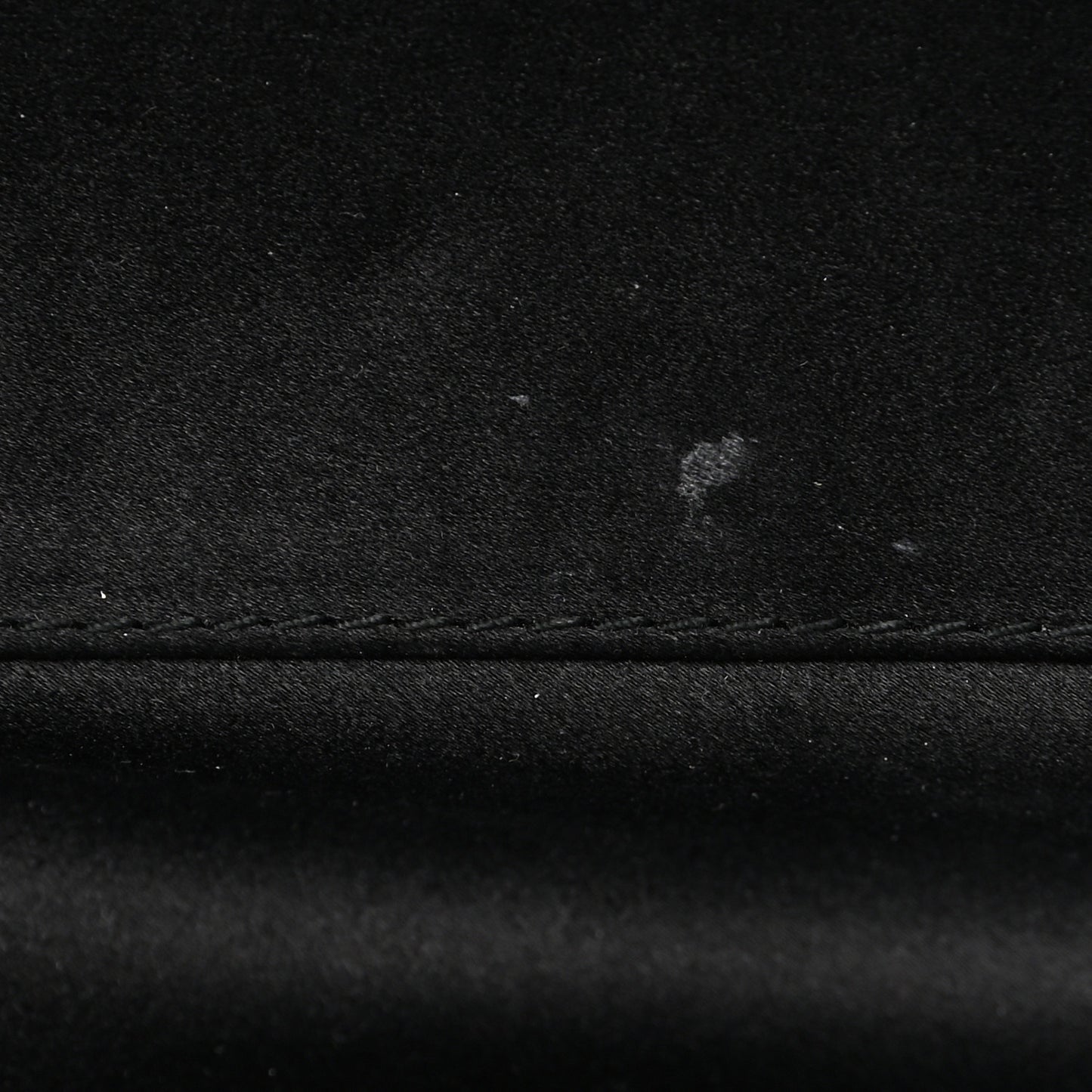 Satin Ayers Intreccio Impero Stretch Knot Clutch Black