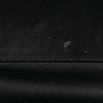 Bottega Veneta Satin Ayers Intreccio Impero Stretch Knot Clutch Black 10 of 11