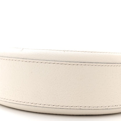 Gucci Textured Calfskin Web Mini Ophidia Round Shoulder Bag Mystic White 10 of 13
