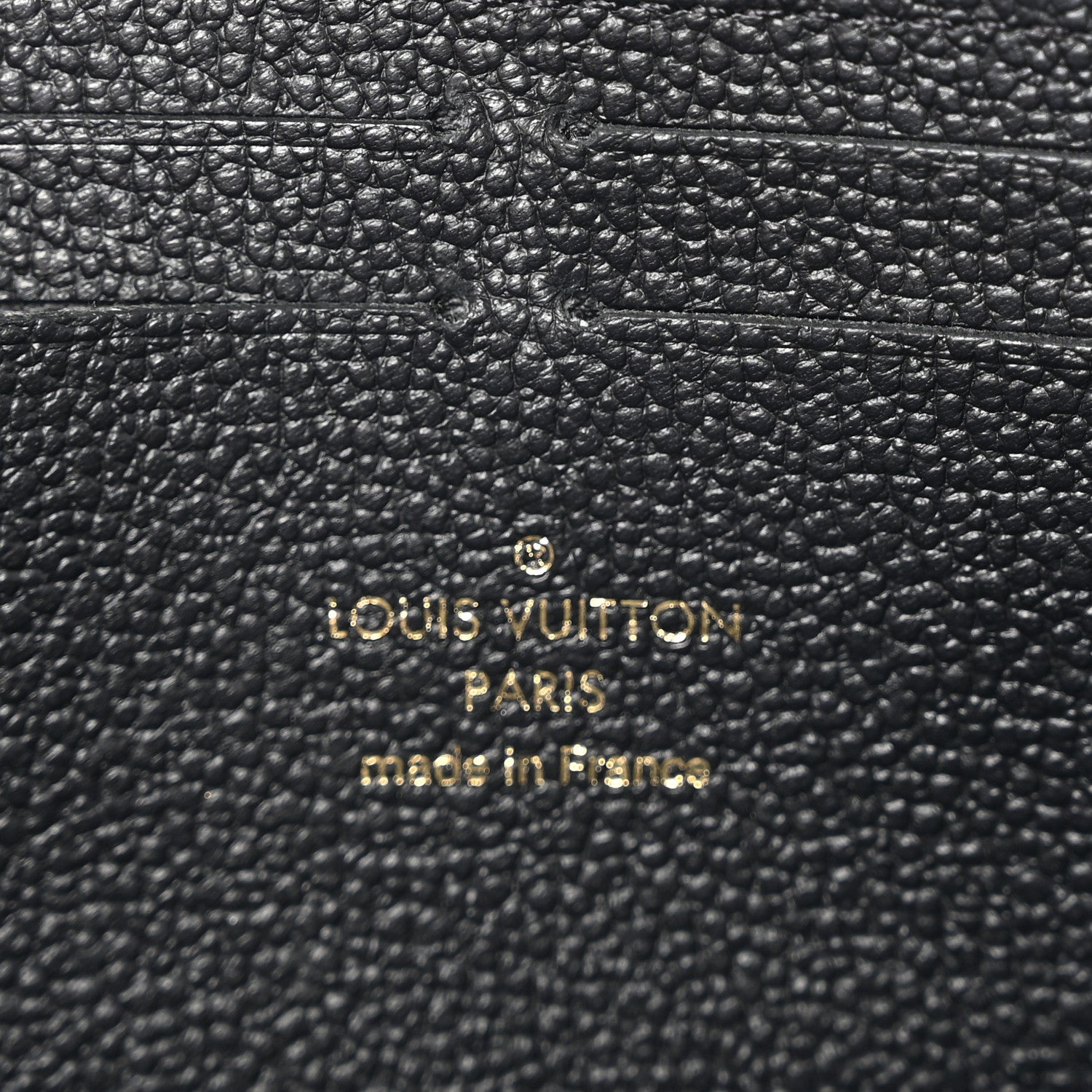 Louis Vuitton Empreinte Clemence Wallet Black 6 of 6