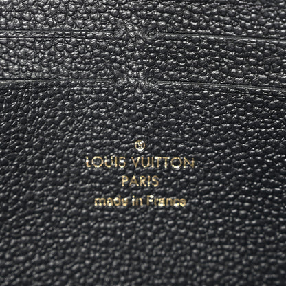 Louis Vuitton Empreinte Clemence Wallet Black 6 of 6