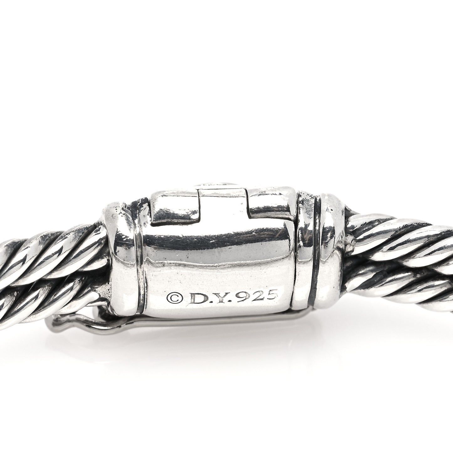 Sterling Silver Pave Black Diamond Mini Loop Labyrinth Bracelet
