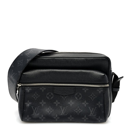 Louis Vuitton Taiga Monogram Eclipse Outdoor Messenger Black 1 of 9