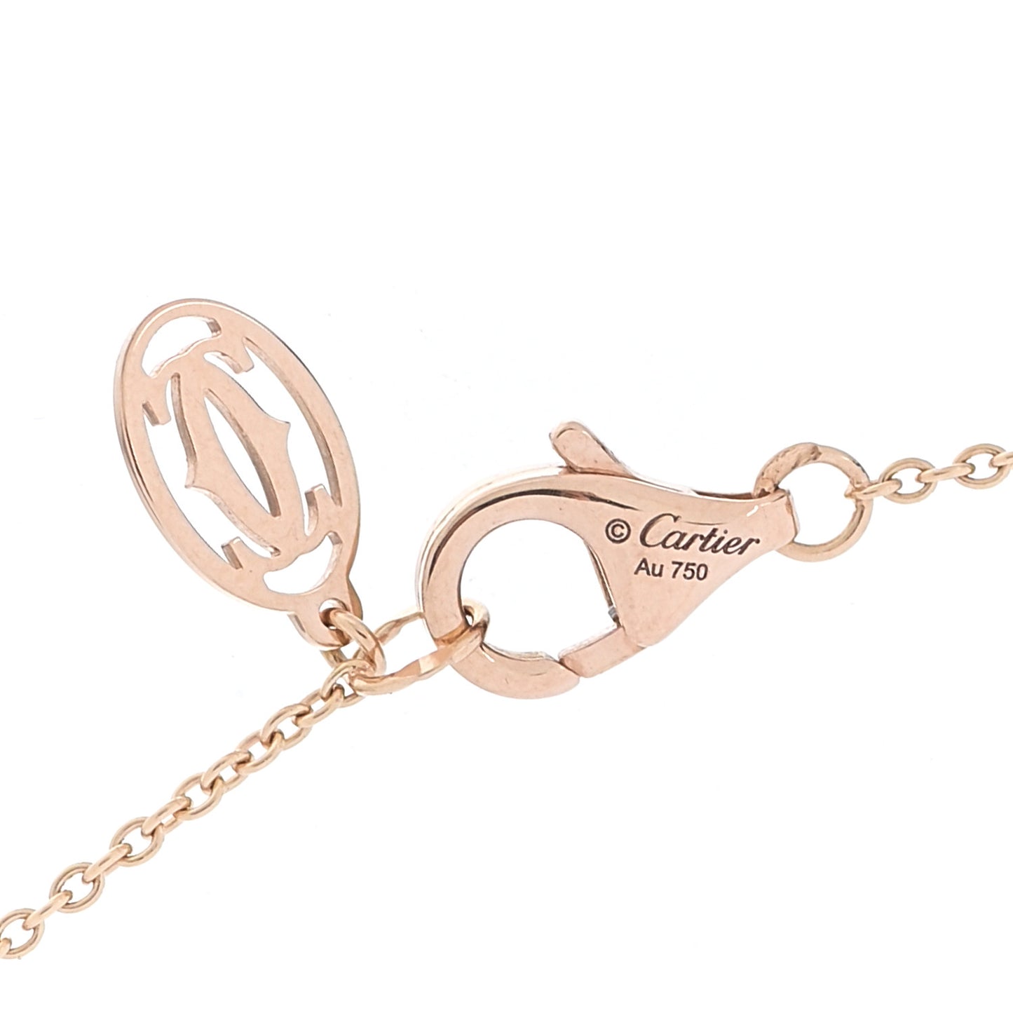 18K Pink Gold Small Clash de Cartier Necklace