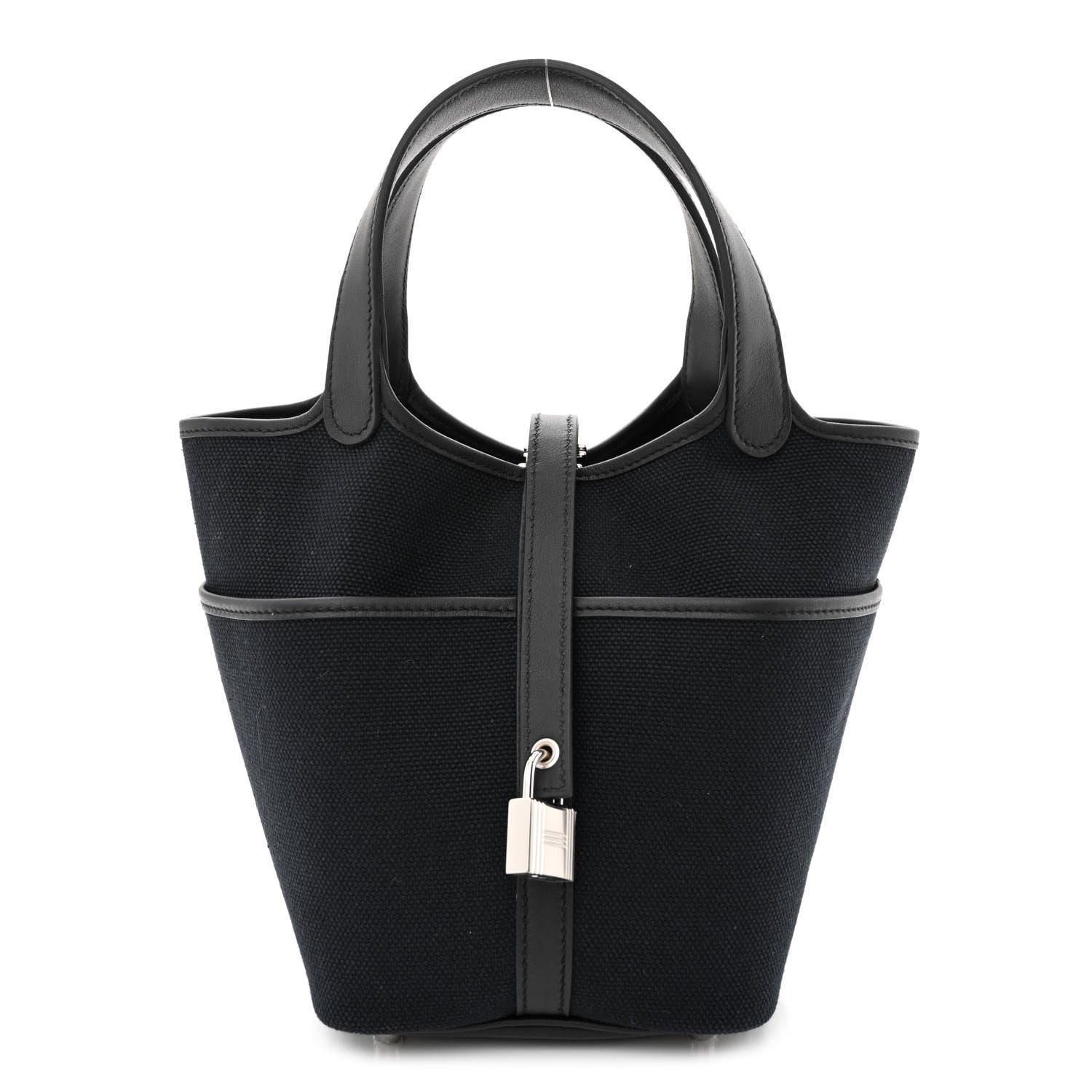 Hermes Toile Goeland Swift Cargo Picotin Lock 18 Black 1 of 11