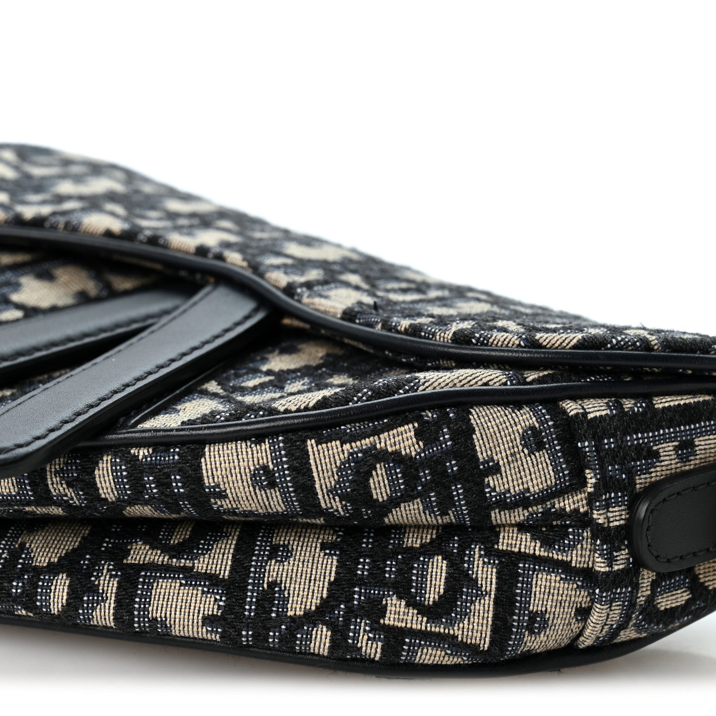 Oblique Mini Saddle Bag With Strap Blue