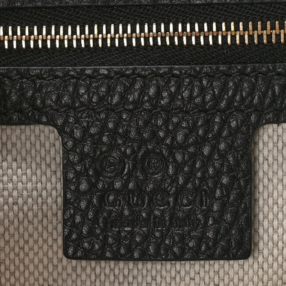 Gucci Pebbled Calfskin Medium Soho Flap Crossbody Black 6 of 9