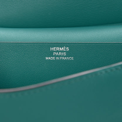 Hermes Swift Chevre Mysore Hermail Tutti Frutti Lemon Wallet Bleu Paon Lime Canopee 6 of 8