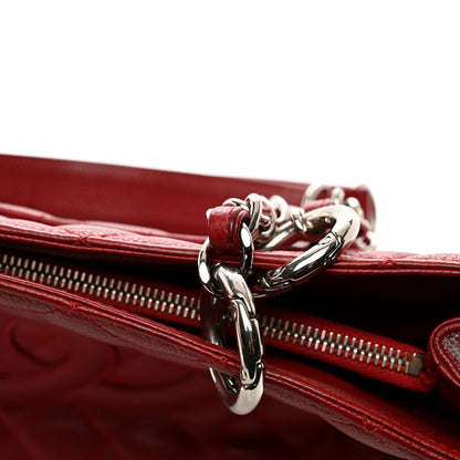Chanel Caviar Quilted Grand Shopping Tote GST Red 11 of 11