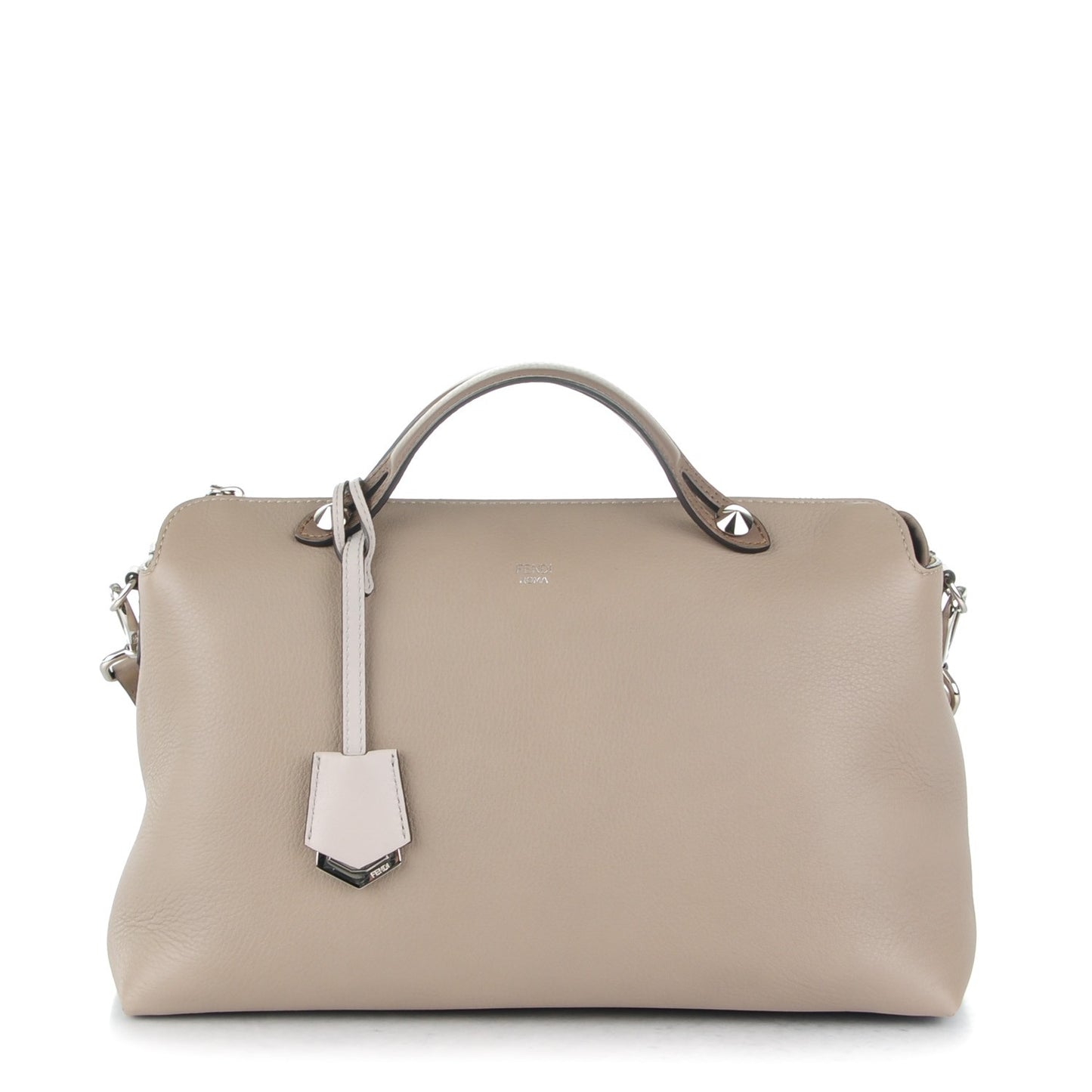 Vitello Dolce Large By The Way Boston Bag Tortora Seppia