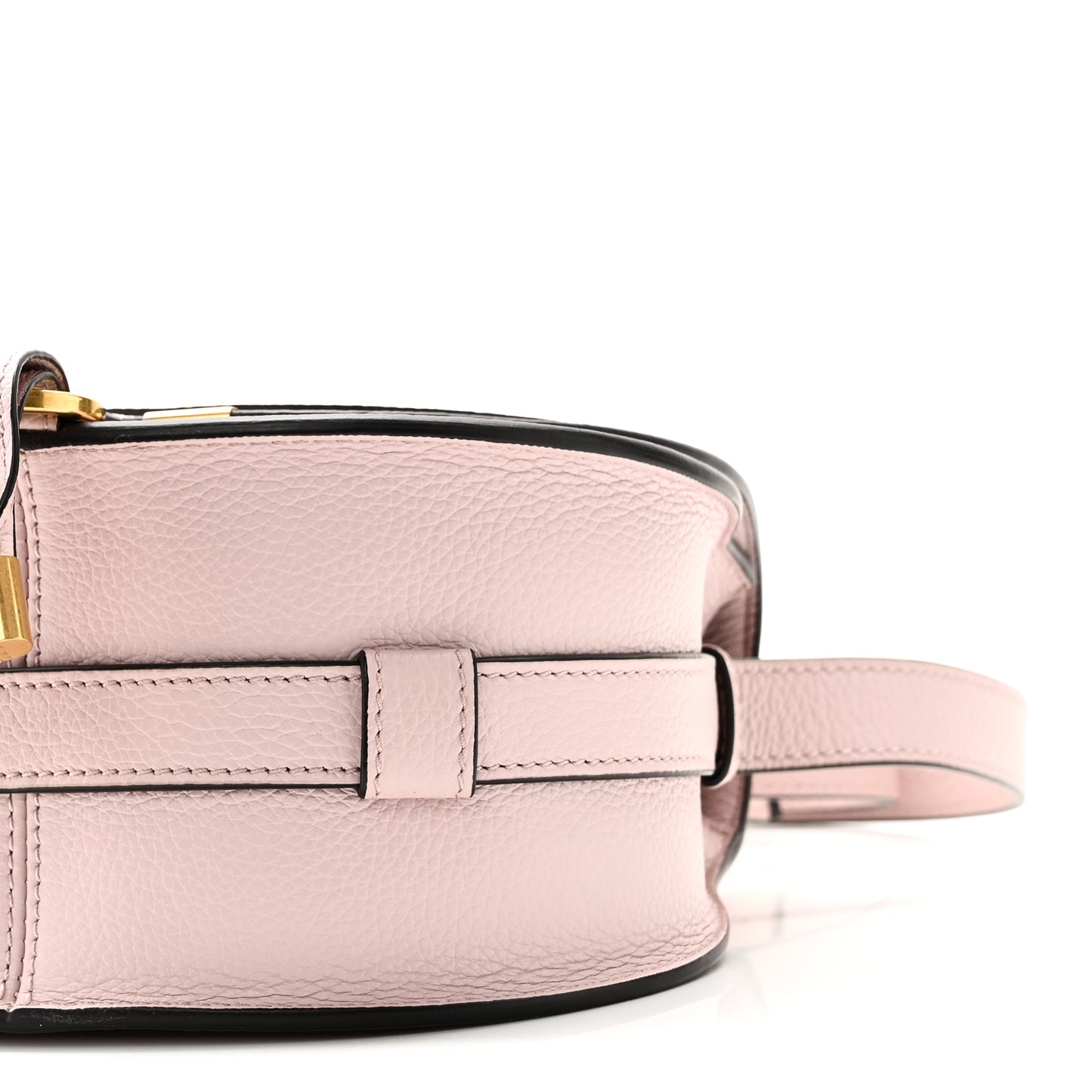 Calfskin Small Marcie Round Crossbody Bag Misty Lavender