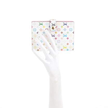 Louis Vuitton Monogram Multicolor Small Ring Agenda Cover White Litchi 2 of 7