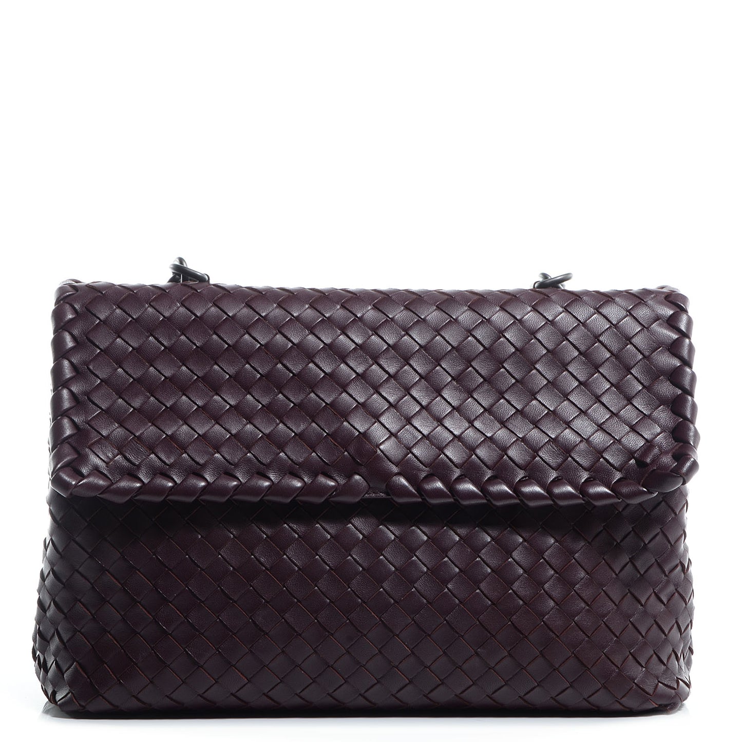 Nappa Intrecciato Olimpia Bag Aubergine