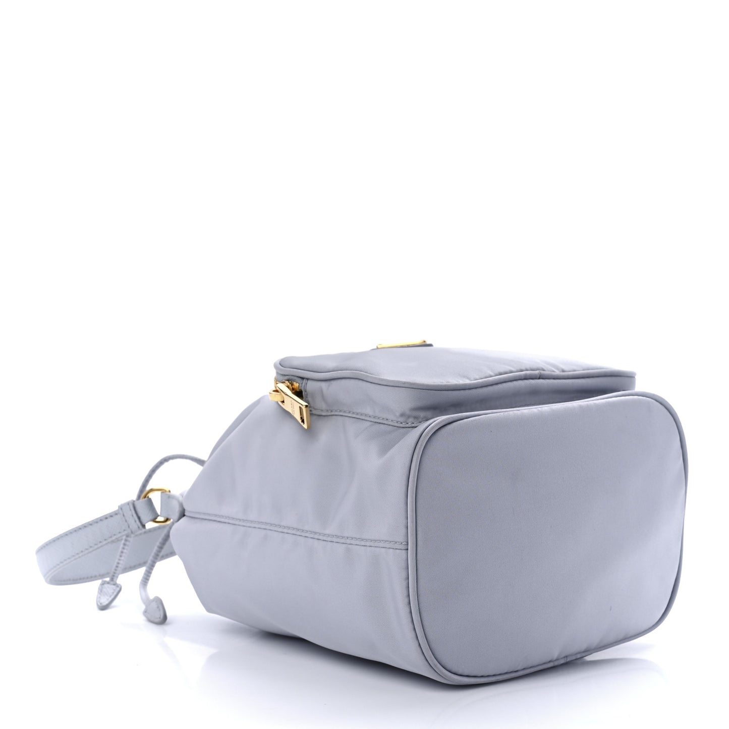 Re-Nylon Saffiano Mini Bucket Crossbody Bag Fiordaliso