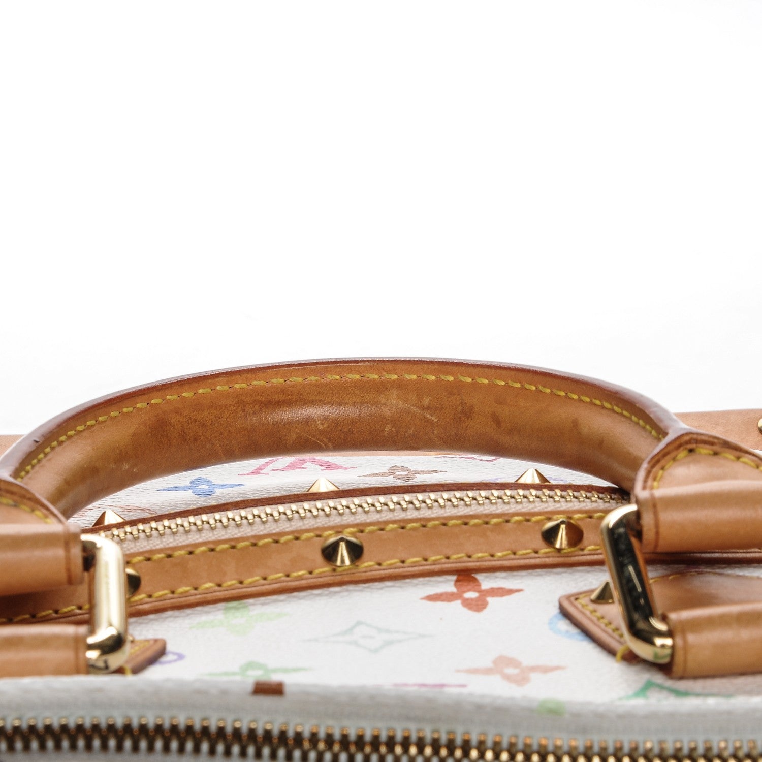 Louis Vuitton Monogram Multicolor Alma White 9 of 10