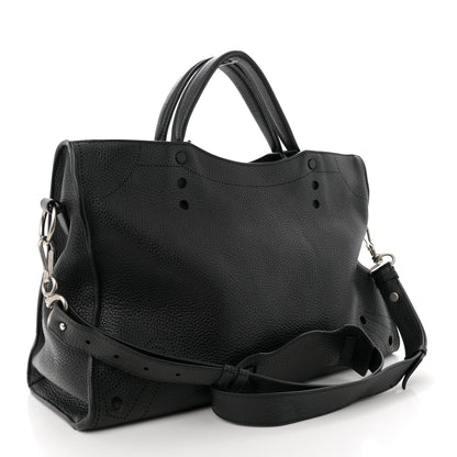 Balenciaga Veau Soyeux Perforated Blackout Hardware City Black 3 of 10