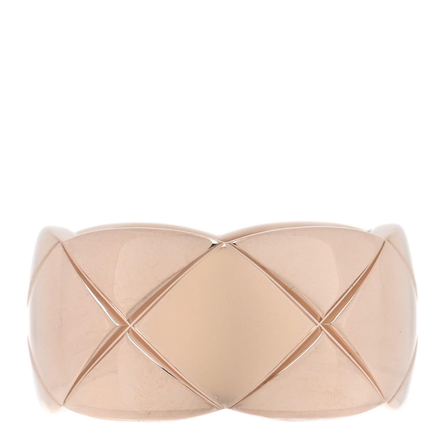 Chanel 18K Beige Gold Large Coco Crush Ring 55 7.25 3 of 5