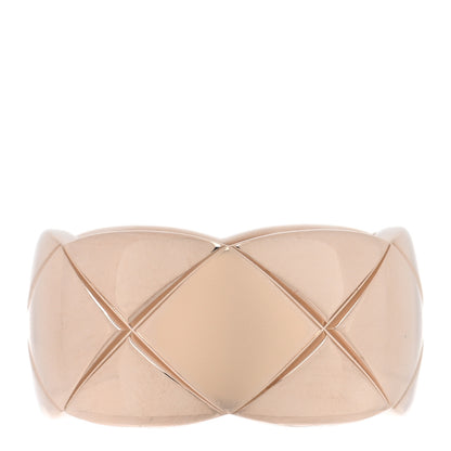 Chanel 18K Beige Gold Large Coco Crush Ring 55 7.25 3 of 5