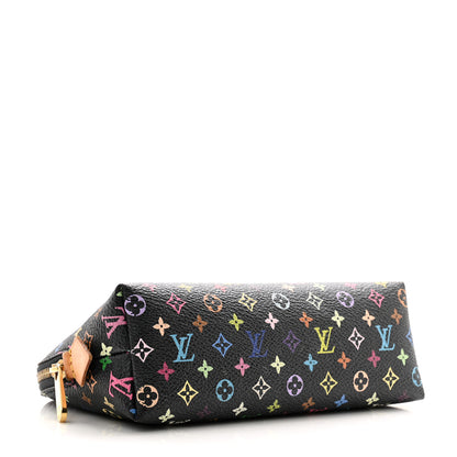 Louis Vuitton Monogram Multicolor Cosmetic Pouch Black Grenade 4 of 10