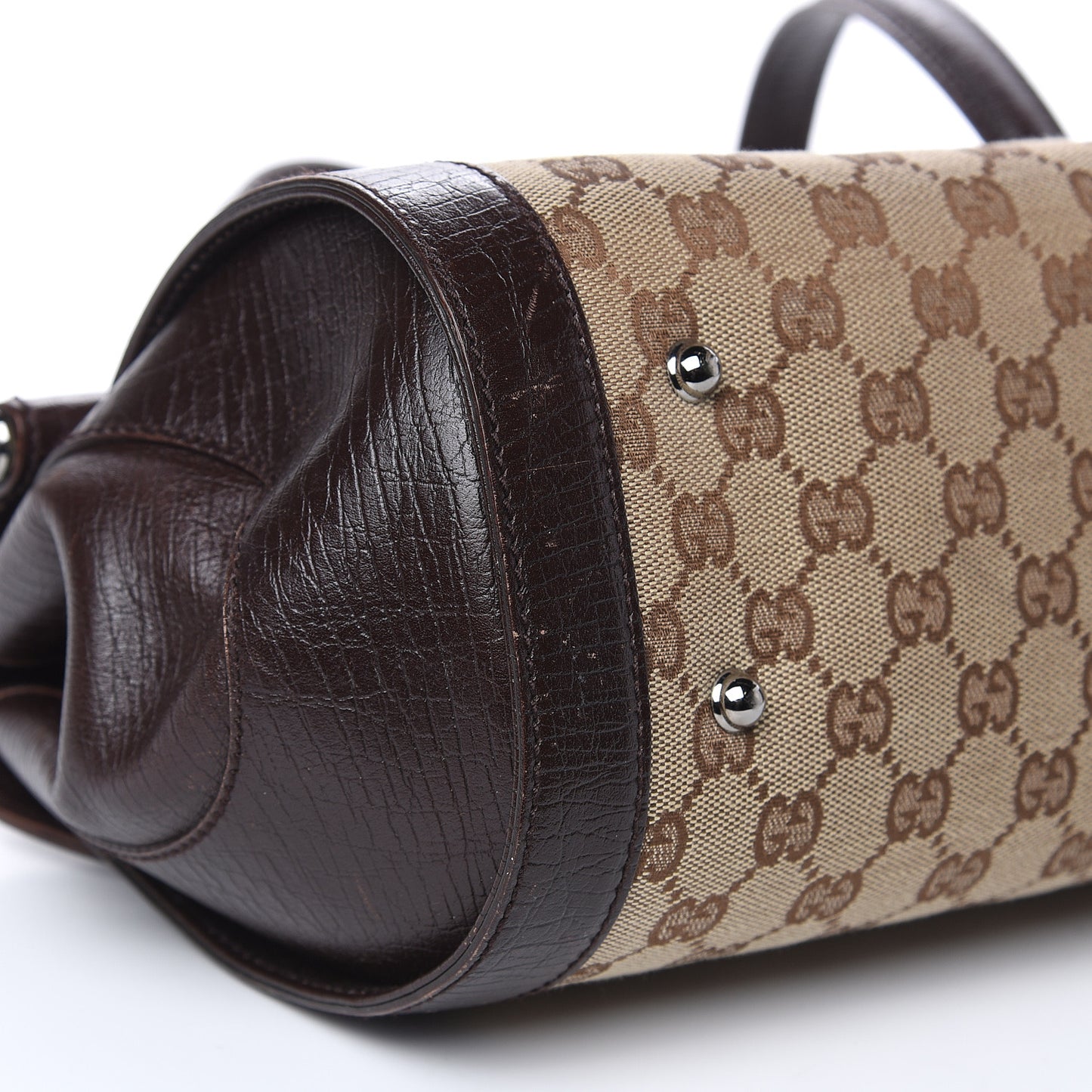 Monogram Bamboo Bullet Bag Dark Brown