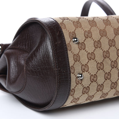 Gucci Monogram Bamboo Bullet Bag Dark Brown 6 of 15
