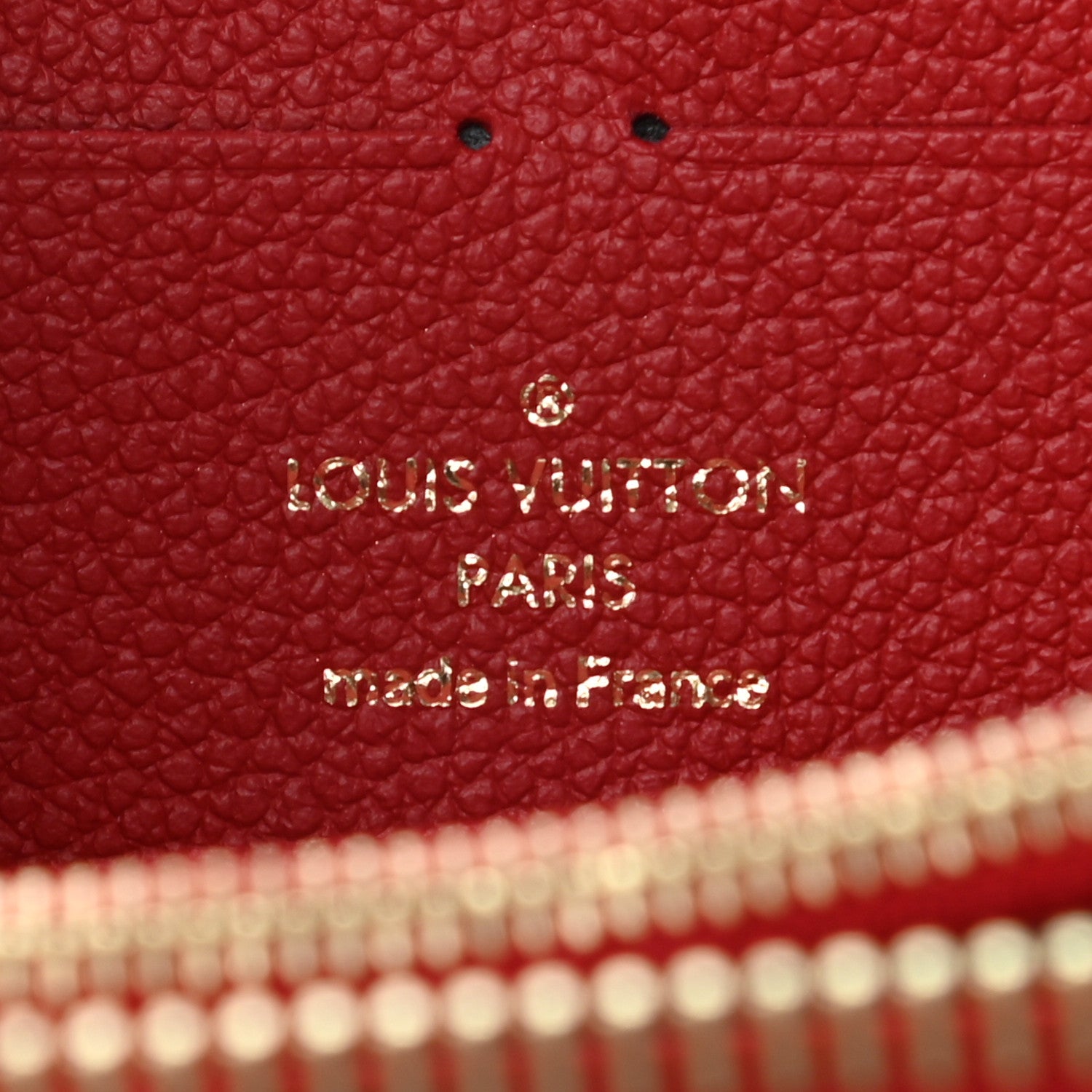 Louis Vuitton Empreinte Clemence Wallet Cherry 6 of 7