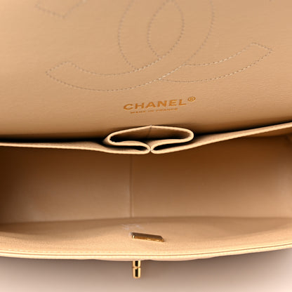 Chanel Caviar Quilted Jumbo Double Flap Beige 5 of 10