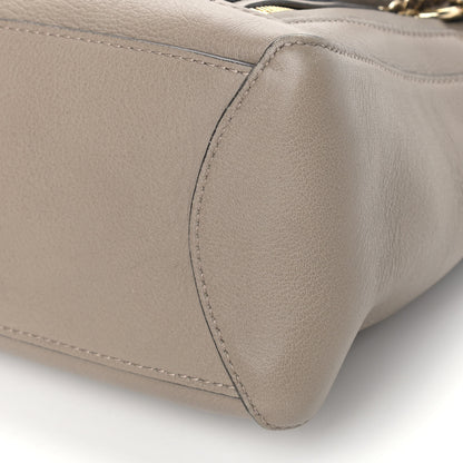 Chloe Calfskin Small Faye Day Shoulder Bag Motty Grey 9 of 9